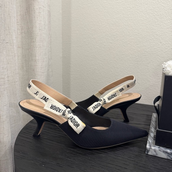 Christian Dior J'Adior Slingback Pump Black 39.5 - Picture 1 of 8